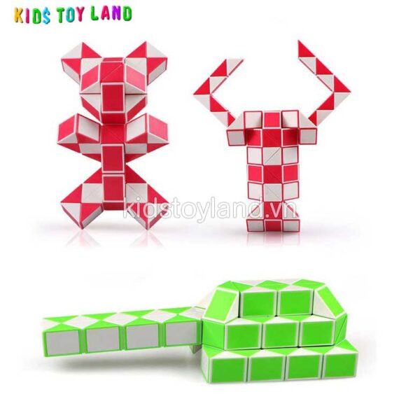 Rubik Biến Thể Hình Rắn 48 Đoạn - Ảnh 4