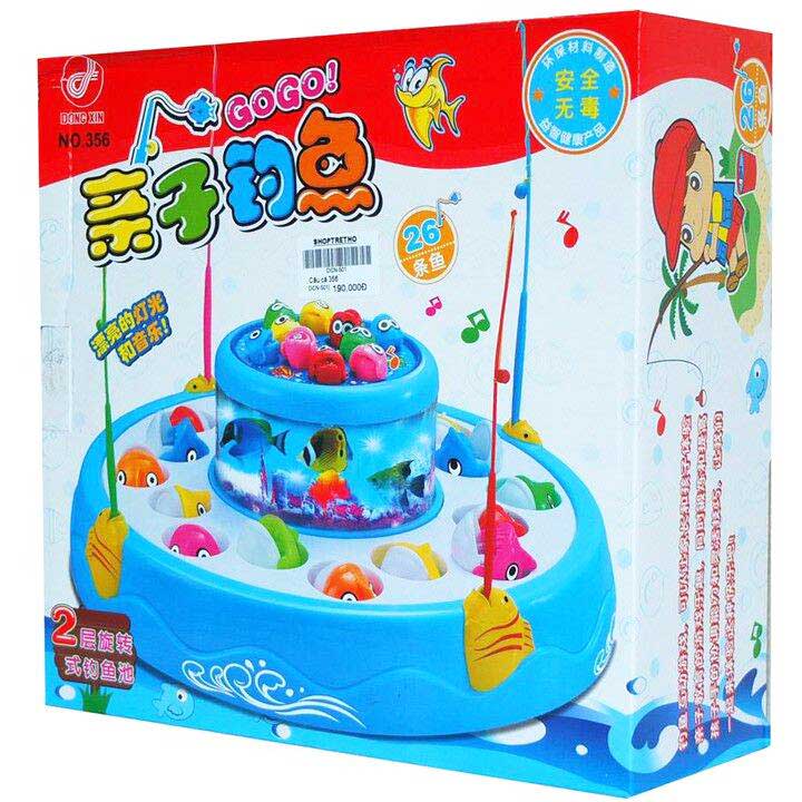 Hộp Đồ Chơi Câu Cá Pin Nam Châm 2 Tầng GSG2529A - Ảnh 6