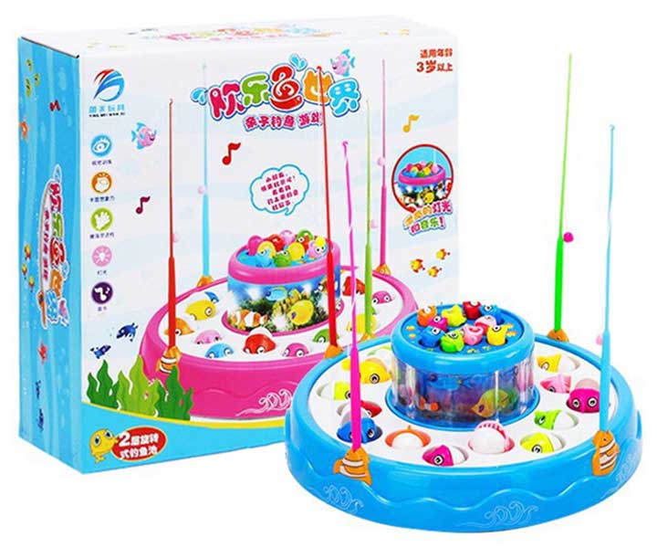 Hộp Đồ Chơi Câu Cá Pin Nam Châm 2 Tầng GSG2529A - Ảnh 10