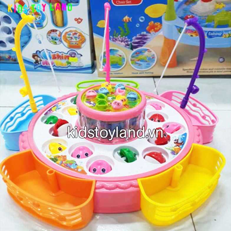 Hộp Đồ Chơi Câu Cá Pin Nam Châm 2 Tầng GSG2529A - Ảnh 19