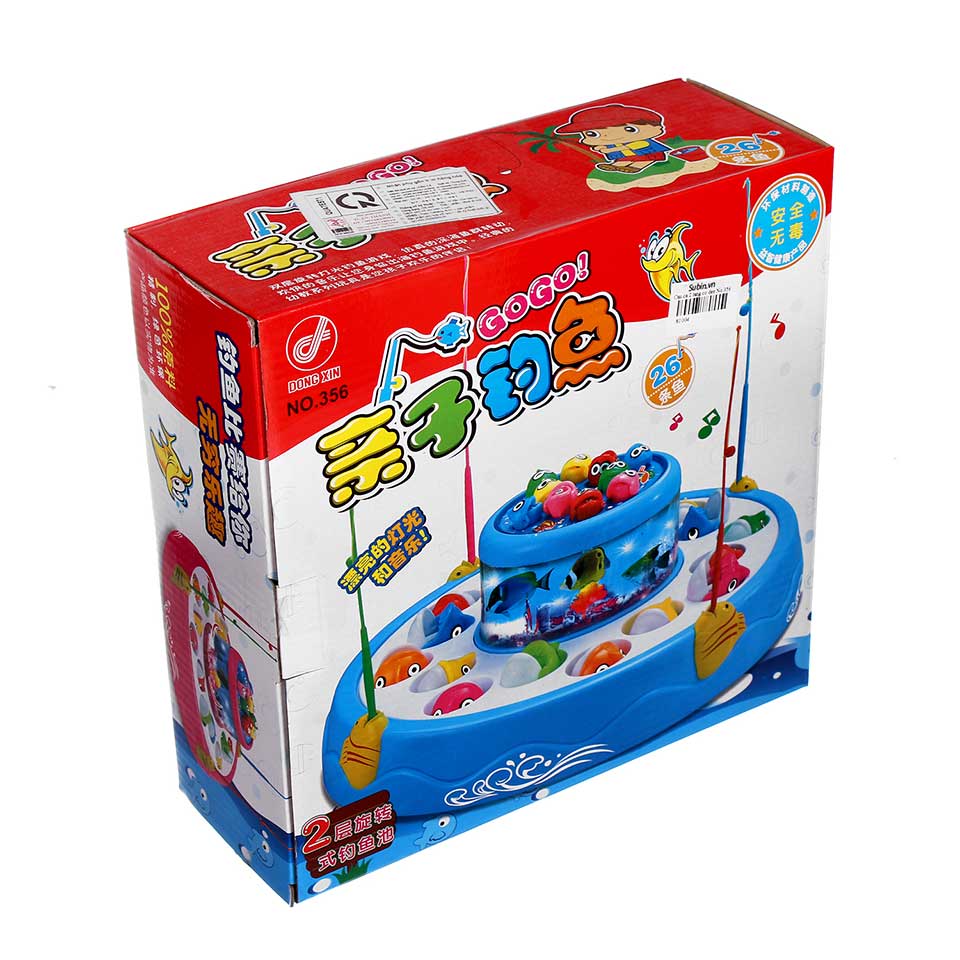 Hộp Đồ Chơi Câu Cá Pin Nam Châm 2 Tầng GSG2529A - Ảnh 3