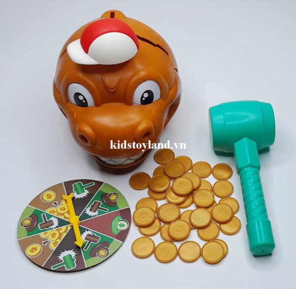 Hộp Đồ Chơi Đập Khủng Long Lấy Vàng - Ảnh 3