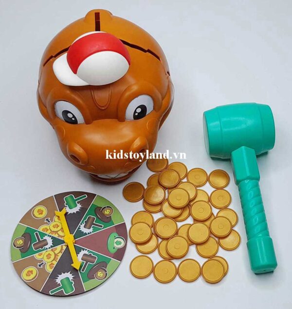 Hộp Đồ Chơi Đập Khủng Long Lấy Vàng - Ảnh 4