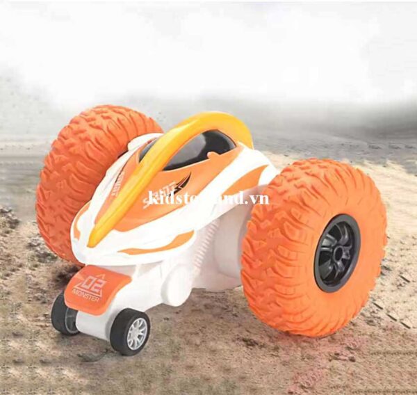 Hộp Xe Địa Hình 3 Bánh Điều Khiển Đồng Hồ 7 Động Tác, Xoay 360 Độ, Có Sạc D002B - Ảnh 4
