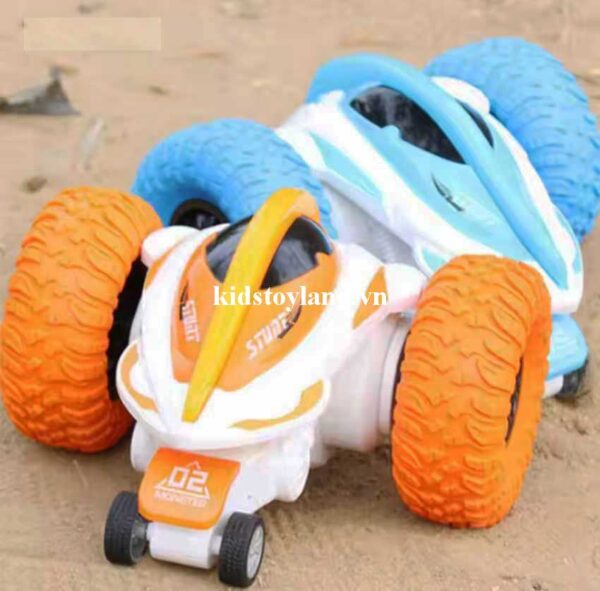 Hộp Xe Địa Hình 3 Bánh Điều Khiển Đồng Hồ 7 Động Tác, Xoay 360 Độ, Có Sạc D002B - Ảnh 7