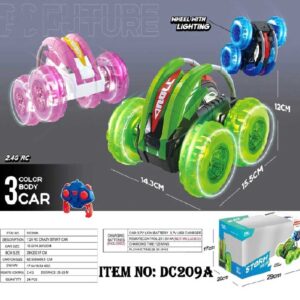 DC209A Hộp Xe Điều Khiển Lộn Bánh Đèn, Có Sạc