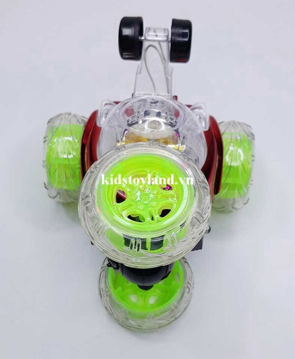 Hộp Đồ Chơi Xe Điều Khiển Nhào Lộn Có Đèn Có Nhạc Xoay 360 Độ RD930 - Ảnh 13