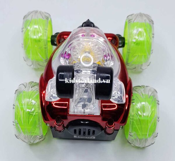 Hộp Đồ Chơi Xe Điều Khiển Nhào Lộn Có Đèn Có Nhạc Xoay 360 Độ RD930 - Ảnh 4