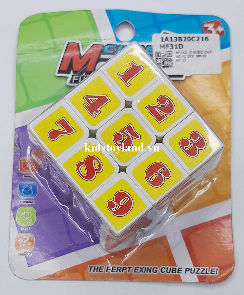 Rubik Chữ Cái Và Chữ Số Màu Sắc - Ảnh 2