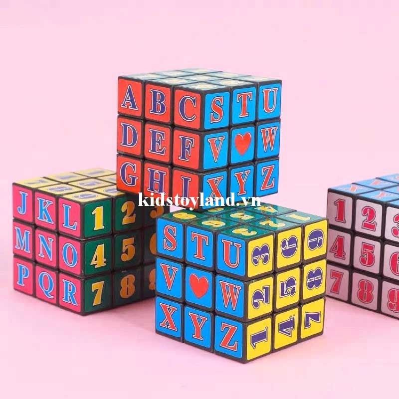 Rubik Chữ Cái Và Chữ Số Màu Sắc