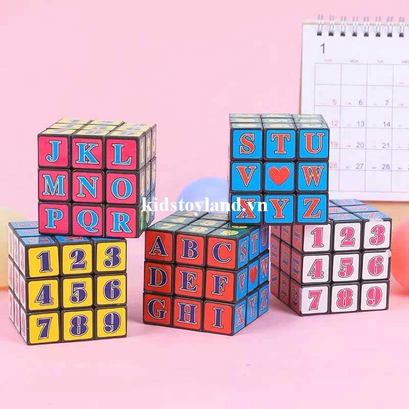 Rubik Chữ Cái Và Chữ Số Màu Sắc - Ảnh 14