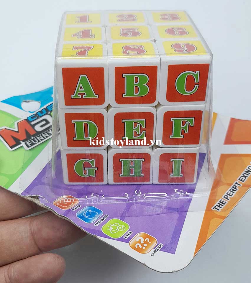 Rubik Chữ Cái Và Chữ Số Màu Sắc - Ảnh 3