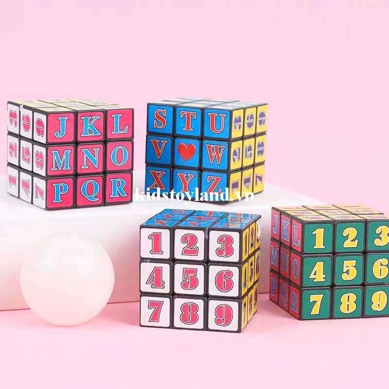 Rubik Chữ Cái Và Chữ Số Màu Sắc - Ảnh 9