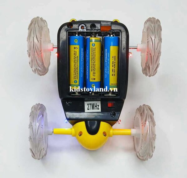 Hộp Đồ Chơi Xe Điều Khiển Nhào Lộn Có Đèn Có Nhạc Xoay 360 Độ 999G-21C - Ảnh 2