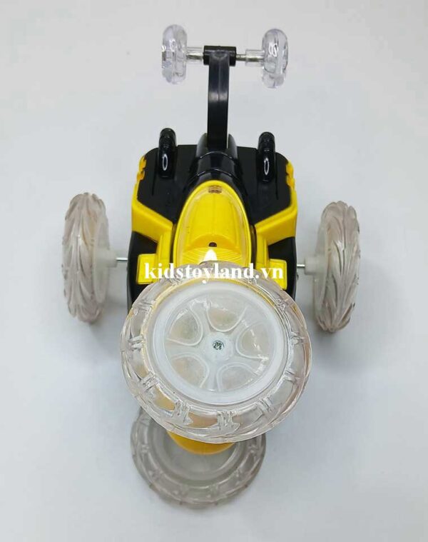 Hộp Đồ Chơi Xe Điều Khiển Nhào Lộn Có Đèn Có Nhạc Xoay 360 Độ 999G-21C - Ảnh 5