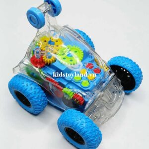 Hộp Đồ Chơi Xe Nhào Lộn Bánh Răng Có Đèn Có Nhạc Xoay 360 Độ D168-10A