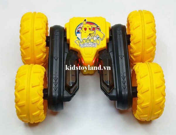 Hộp Xe Đua Địa Hình Pokemon Có Đèn Pin Sạc Xoay 360 Độ 6629-1 - Ảnh 2