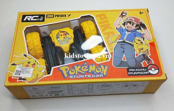 Hộp Xe Đua Địa Hình Pokemon Có Đèn Pin Sạc Xoay 360 Độ 6629-1 - Ảnh 16