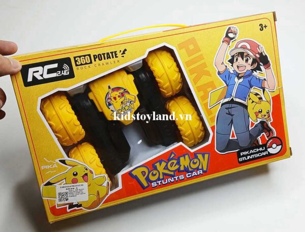 Hộp Xe Đua Địa Hình Pokemon Có Đèn Pin Sạc Xoay 360 Độ 6629-1 - Ảnh 17
