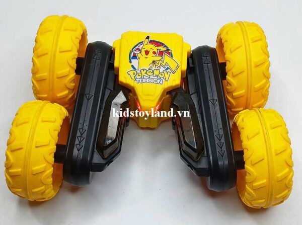 Hộp Xe Đua Địa Hình Pokemon Có Đèn Pin Sạc Xoay 360 Độ 6629-1 - Ảnh 7