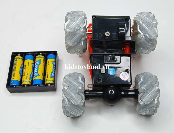 Hộp Đồ Chơi Xe Nhào Lộn Bánh Đèn Có Nhạc Xoay 360 Độ 999G-52CS - Ảnh 12