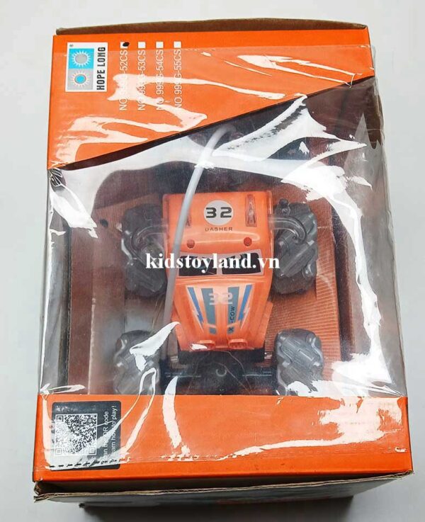 Hộp Đồ Chơi Xe Nhào Lộn Bánh Đèn Có Nhạc Xoay 360 Độ 999G-52CS - Ảnh 20