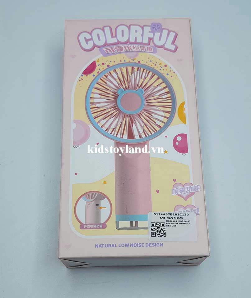 Máy Quạt Cầm Tay Phun Sương, Sạc USB MLS6165 - Ảnh 7