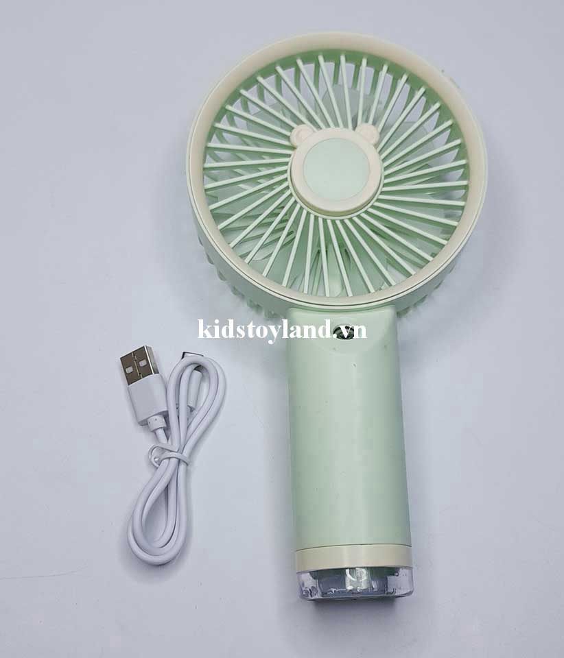 Máy Quạt Cầm Tay Phun Sương, Sạc USB MLS6165 - Ảnh 2